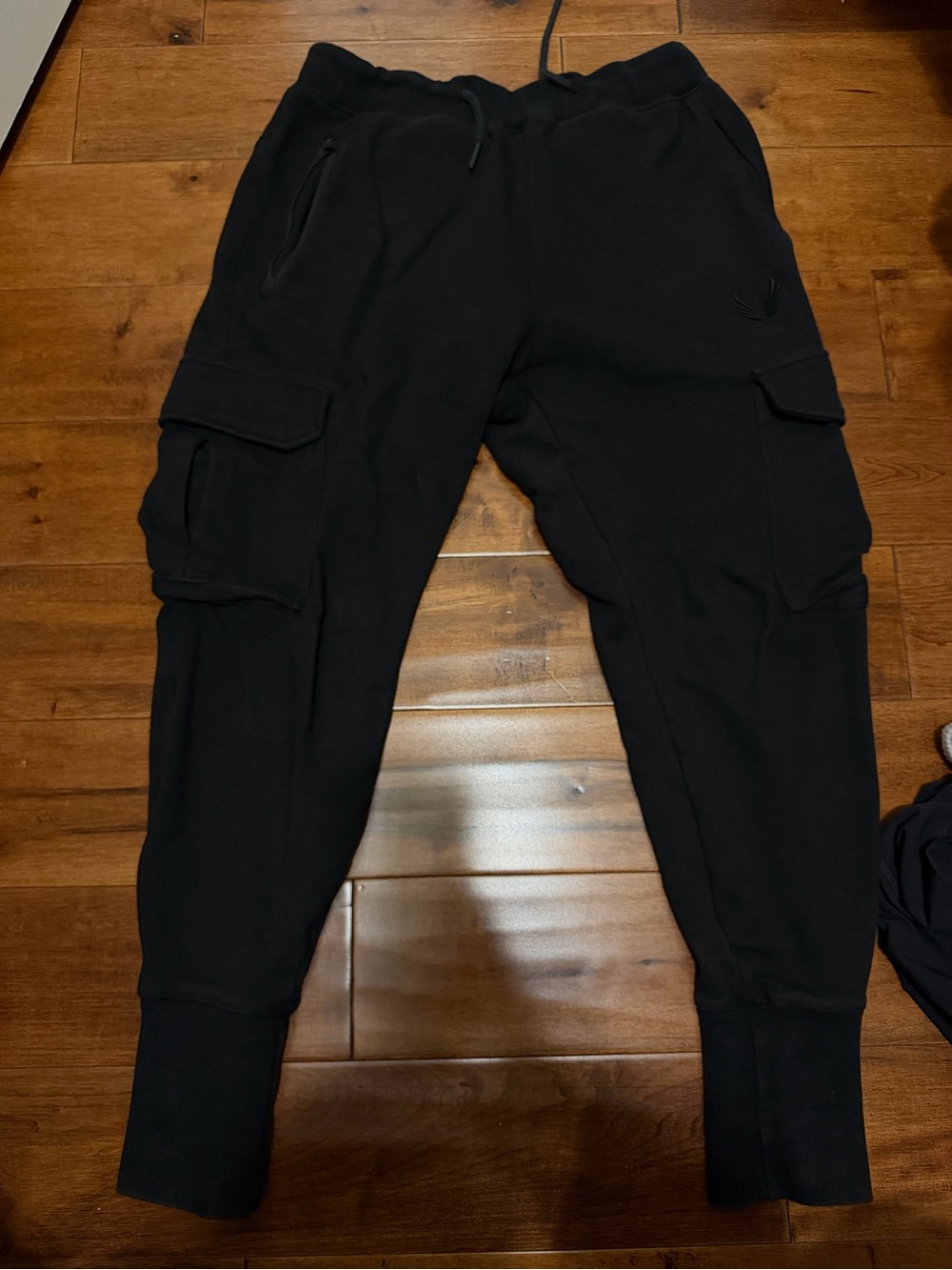 ASRV Black Cargo Joggers